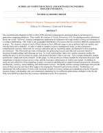 Economic Models for Resource Management and Scheduling in Grid Computing
