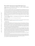 Better Call GPT, Comparing Large Language Models Against Lawyers