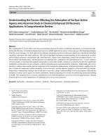 Understanding the Factors Affecting the Adsorption of Surface-Active Agents onto Reservoir Rock in Chemical Enhanced Oil Recovery Applications: A Comprehensive Review
