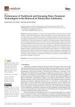 Performance of Traditional and Emerging Water-Treatment Technologies in the Removal of Tetracycline Antibiotics