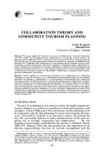 COLLABORATION THEORY AND COMMUNITY TOURISM PLANNING
