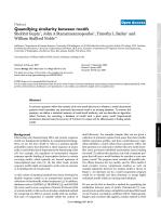 Quantifying similarity between motifs