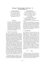 Message Understanding Conference - 6: A Brief History