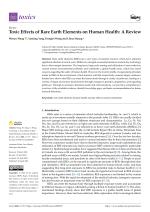 Toxic Effects of Rare Earth Elements on Human Health: A Review