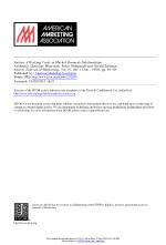 Factors Affecting Trust in Market Research Relationships