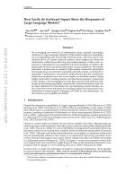 How Easily do Irrelevant Inputs Skew the Responses of Large Language Models?