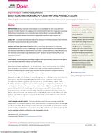 Body Roundness Index and All-Cause Mortality Among US Adults