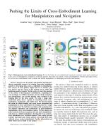 Pushing the Limits of Cross-Embodiment Learning for Manipulation and Navigation