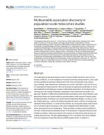 Multivariable association discovery in population-scale meta-omics studies