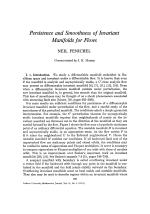 Persistence and Smoothness of Invariant Manifolds for Flows