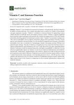Vitamin C and Immune Function