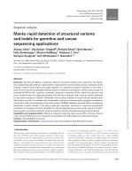 Manta: rapid detection of structural variants and indels for germline and cancer sequencing applications
