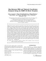 Bias Between MNI and Talairach Coordinates Analyzed Using the ICBM-152 Brain Template