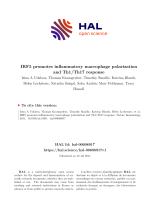 IRF5 promotes inflammatory macrophage polarization and Th1/Th17 response