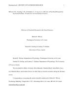 A Review of Facebook Research in the Social Sciences