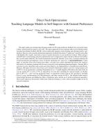 Direct Nash Optimization: Teaching Language Models to Self-Improve with General Preferences