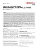 Review of multiple sclerosis: Epidemiology, etiology, pathophysiology, and treatment