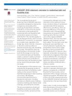 CONSORT 2010 statement: extension to randomised pilot and feasibility trials