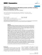 LEA (Late Embryogenesis Abundant) proteins and their encoding genes in Arabidopsis thaliana
