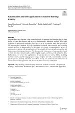Autoencoders and their applications in machine learning: a survey