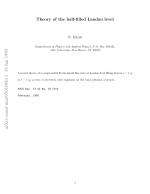 Theory of the half-filled Landau level