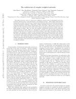 The architecture of complex weighted networks