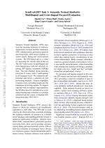 SemEval-2017 Task 1: Semantic Textual Similarity Multilingual and Cross-lingual Focused Evaluation