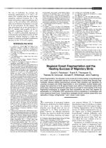 Regional Forest Fragmentation and the Nesting Success of Migratory Birds