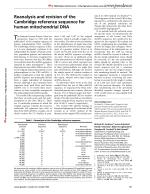 Reanalysis and revision of the Cambridge reference sequence for human mitochondrial DNA