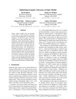 Optimizing Semantic Coherence in Topic Models