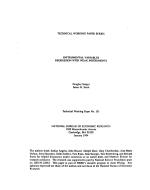 INSTRUMENTAL VARIABLES REGRESSION WITH WEAK INSTRUMENTS