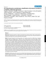 A comprehensive evolutionary classification of proteins encoded in complete eukaryotic genomes