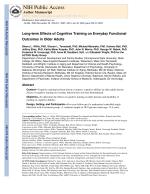 Long-term Effects of Cognitive Training on Everyday Functional Outcomes in Older Adults