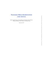 Trainable Weka Segmentation USER MANUAL