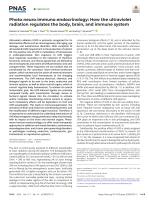 Photo-neuro-immuno-endocrinology: How the ultraviolet radiation regulates the body, brain, and immune system