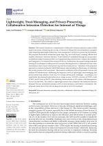Lightweight, Trust-Managing, and Privacy-Preserving Collaborative Intrusion Detection for Internet of Things