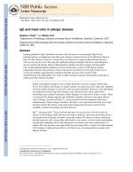 IgE and mast cells in allergic disease