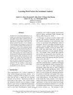 Learning Word Vectors for Sentiment Analysis