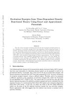 Excitation Energies from Time-Dependent Density Functional Theory Using Exact and Approximate Potentials