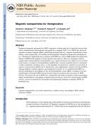 Magnetic nanoparticles for theragnostics