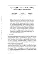 Improving Diffusion Inverse Problem Solving with Decoupled Noise Annealing