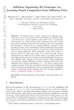 InFusion: Inpainting 3D Gaussians via Learning Depth Completion from Diffusion Prior