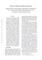 LitLLM: A Toolkit for Scientific Literature Review