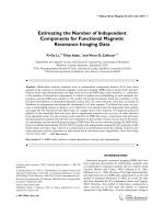 Estimating the Number of Independent Components for Functional Magnetic Resonance Imaging Data