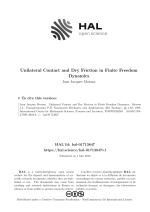 Unilateral Contact and Dry Friction in Finite Freedom Dynamics
