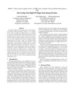 Recovering Non-Rigid 3D Shape from Image Streams