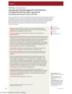Intraoperative Wound Irrigation for the Prevention of Surgical Site Infection After Laparotomy: A Randomized Clinical Trial by CHIR-Net