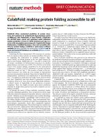 ColabFold: making protein folding accessible to all
