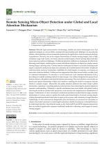 Remote Sensing Micro-Object Detection under Global and Local Attention Mechanism