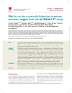 Risk factors for myocardial infarction in women and men: insights from the INTERHEART study
